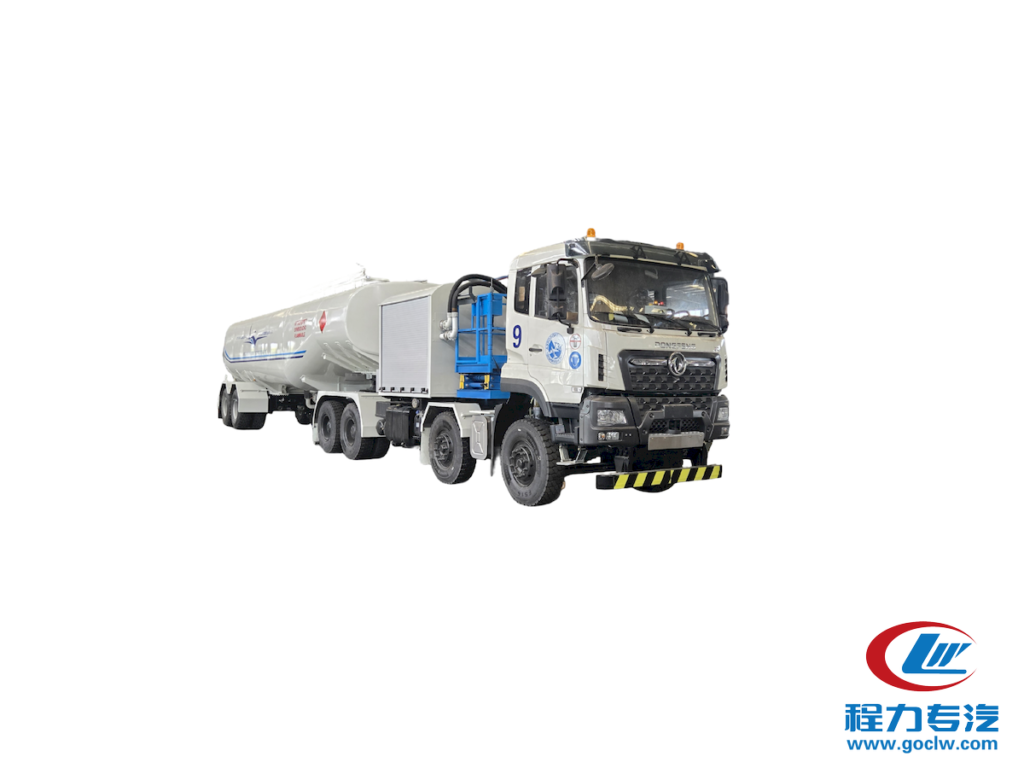 CLW 45 cbm aircraft refueling semi trailer for wide body jets